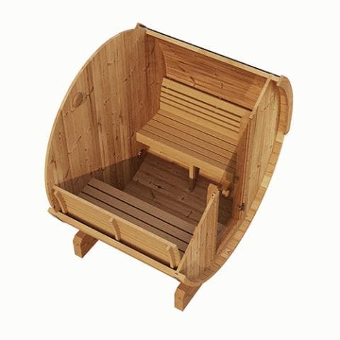 SaunaLife Model E6 Sauna Barrel view 2