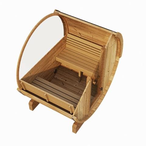 SaunaLife Model E8W Sauna Barrel-Window view 2