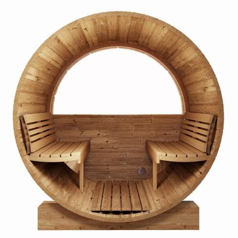SaunaLife Model E7W Sauna Barrel-Window view 4