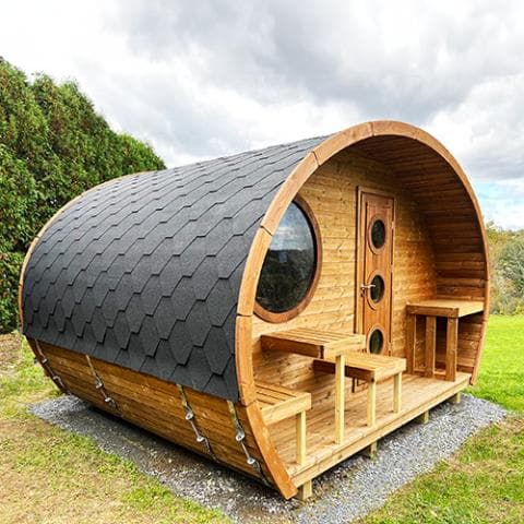 SaunaLife Model G11 Outdoor Home Sauna Kit view 3