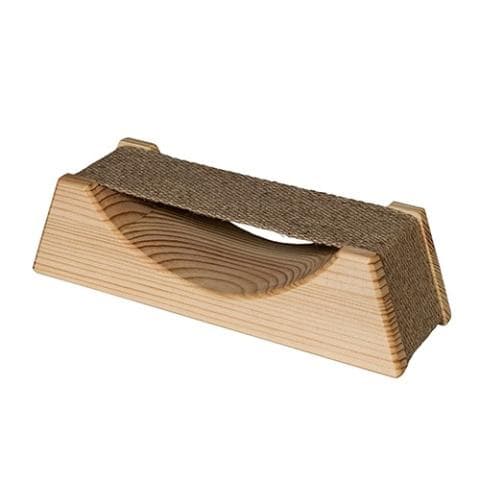 SaunaLife SaunaGear Headrest 1, Wooden headrest with cloth neck support view 3