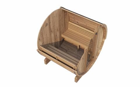 SaunaLife Model E7 Sauna Barrel view 2