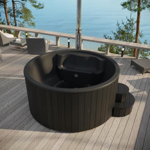 SaunaLife Model G6 Pre-Assembled Outdoor Home Sauna view 3