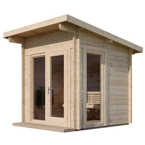 SaunaLife Model G4 Outdoor Home Sauna Kit view 2