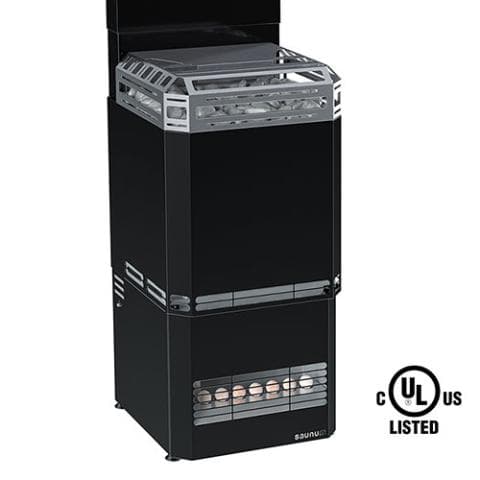 Air Series, 15.2kW Sauna Heater w/Climate Equalizer, Black view 2