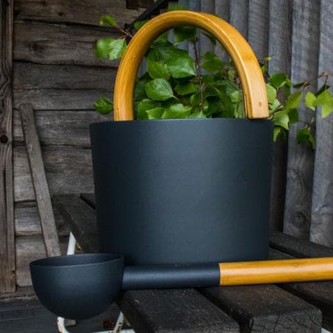 SaunaLife SaunaZone Bluetooth Speaker, Sauna Bucket, with Lights view 2