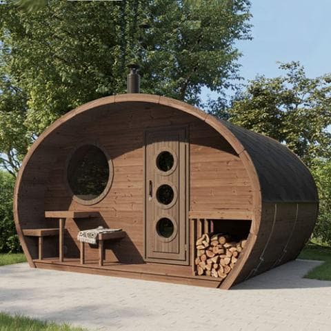 SaunaLife Model G11 Outdoor Home Sauna Kit view 5