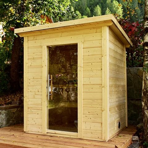 SaunaLife Model G2 Outdoor Home Sauna Kit view 2