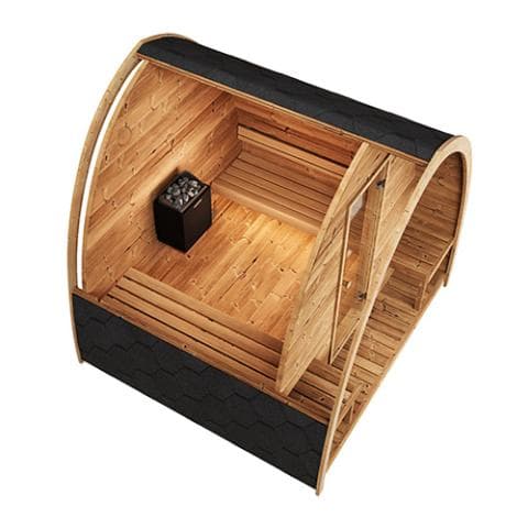 SaunaLife Model G3 Outdoor Home Sauna Kit view 3