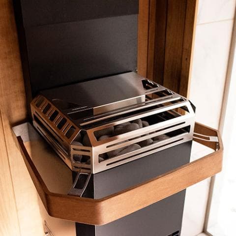 Air Series, 15.2kW Sauna Heater w/Climate Equalizer, Black view 4