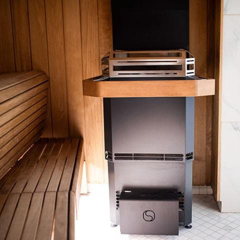 Air Series, 9.6kW Sauna Heater w/Climate Equalizer, Stainless view 5