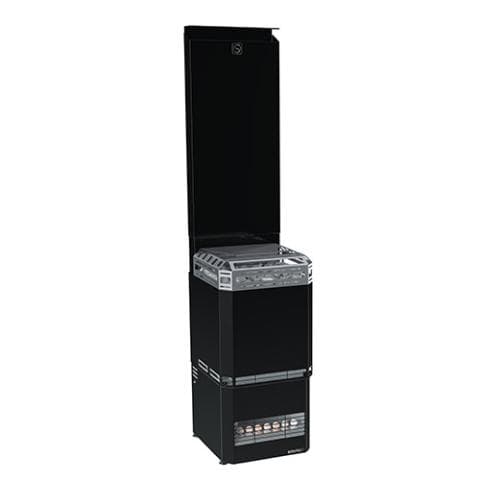 Air Series, 9.8kW Sauna Heater w/Climate Equalizer, Black